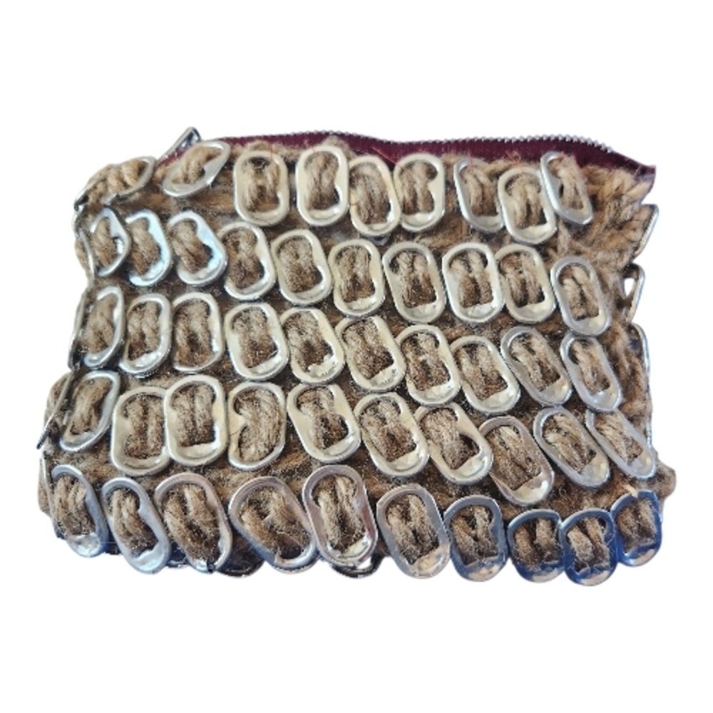 Very Cool, Eco-Friendly Upcycled Women Bag. Soda Tab Rectangular Small Purse.